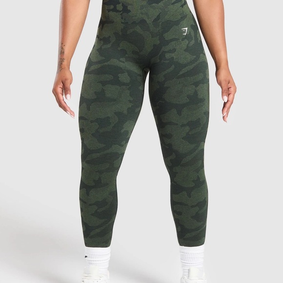 Gymshark Pants - Gymshark Green Leggings
